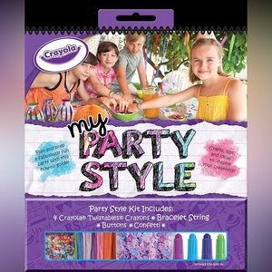 Brand New Flowerpot Press Crayola My Party Style Craft Kit: Bracelet String
